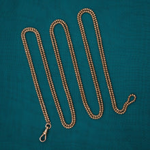 Antique Extra Long Muff Chain with Swivel