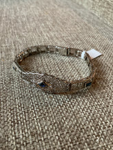 Antique Filigree Bracelet w/Sapphires