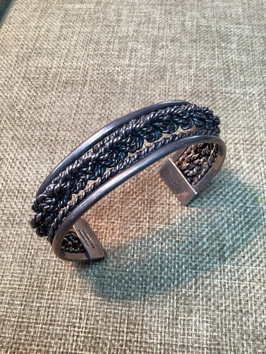 1940’s Mexican Braided Sterling Cuff