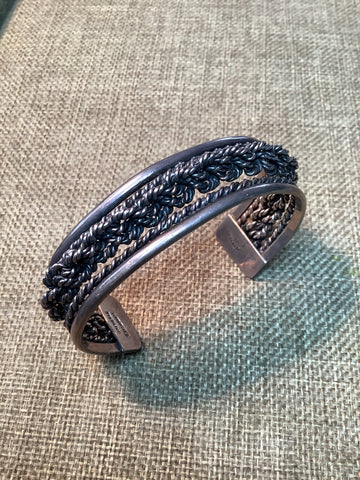 1940’s Mexican Braided Sterling Cuff