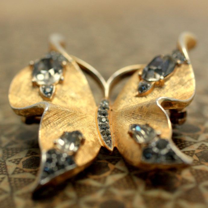 Circa 1950 Crown Trifari Butterfly Pin