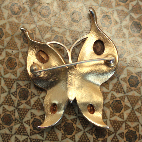 Circa 1950 Crown Trifari Butterfly Pin