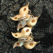 Crown Trifari Butterfly Earrings