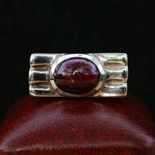 Bold Garnet Cabochon Ring