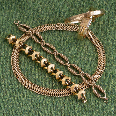 Gold-Filled Bangle Watch c1950