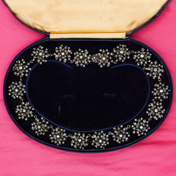 Georgian Revival Paste Necklace c1930