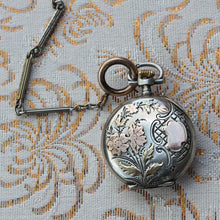 Floral Carved Pocket Watch