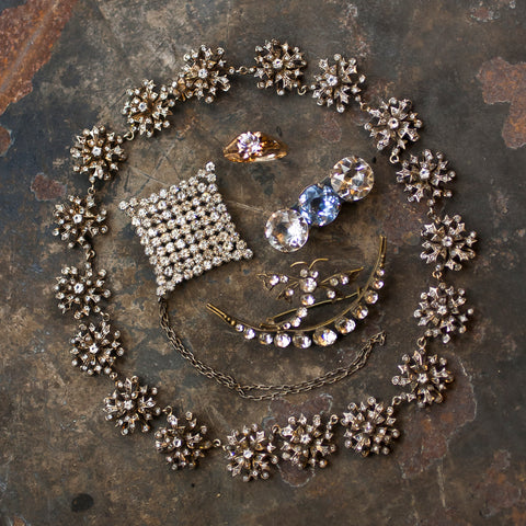 Georgian Revival Paste Necklace c1930