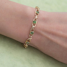 Peridot Chain Bracelet c1915