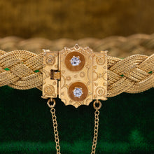 Braided Gold Bracelet c1930