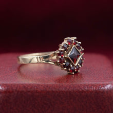 Bohemian Garnet Ring c1960