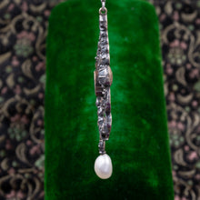 Georgian Emerald and Pearl Pendant c1820