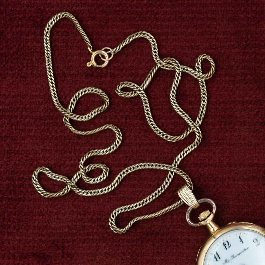 Tight Curb-link Chain c1960 – Pippin Vintage Jewelry