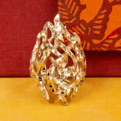 Brutalist Fire Ring c1970