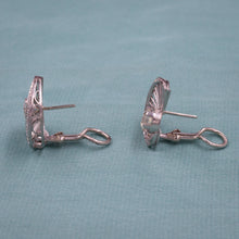 Nautilus Diamond Earrings c1950