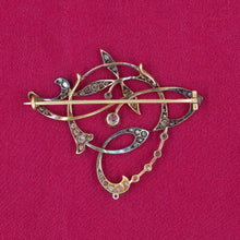 Art Nouveau Diamond Convertible Brooch to Pendant