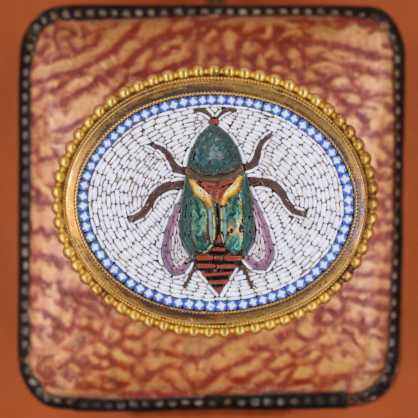 Vintage Scarab Beetle Brooch