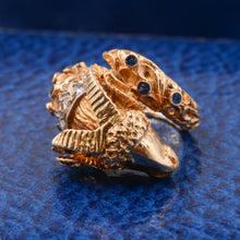 Enamel Ram Ring c1980