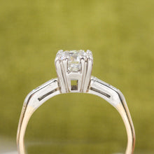 .77 Carat Diamond Two-Tone Ring c1950