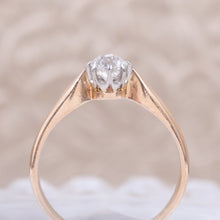 Half Carat Old European Diamond Solitaire c1910