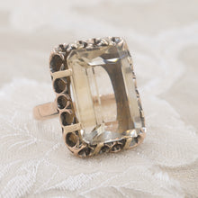 Citrine Cocktail Ring c1930