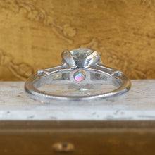 2.39 Carat Old European Cut Diamond Ring c1950