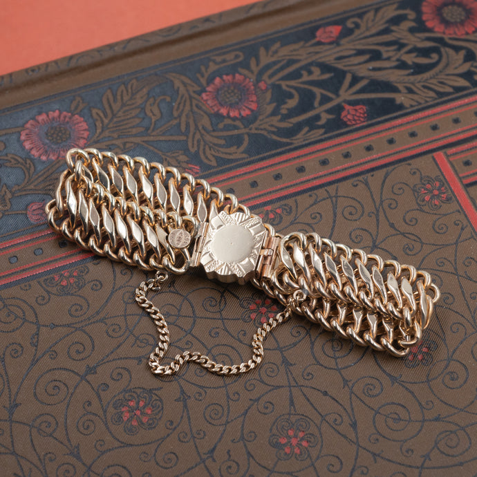 Rose Gold Chain Bracelet c1908