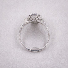 North-South Old European Diamond Ring c1910