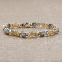 Two-tone Diamond Bracelet c1980