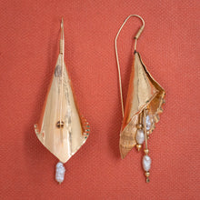 Handmade Calla Lily Earrings c1980