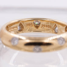 Tiffany & Co. Diamond-Dotted Gold Band