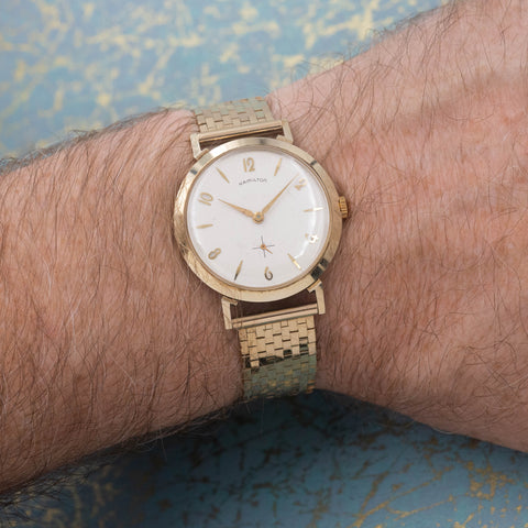 Gold Hamilton Wristwatch c1950