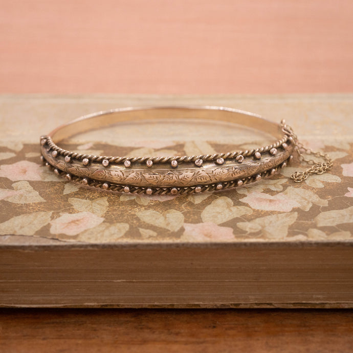 Etched Ivy Bangle c1851