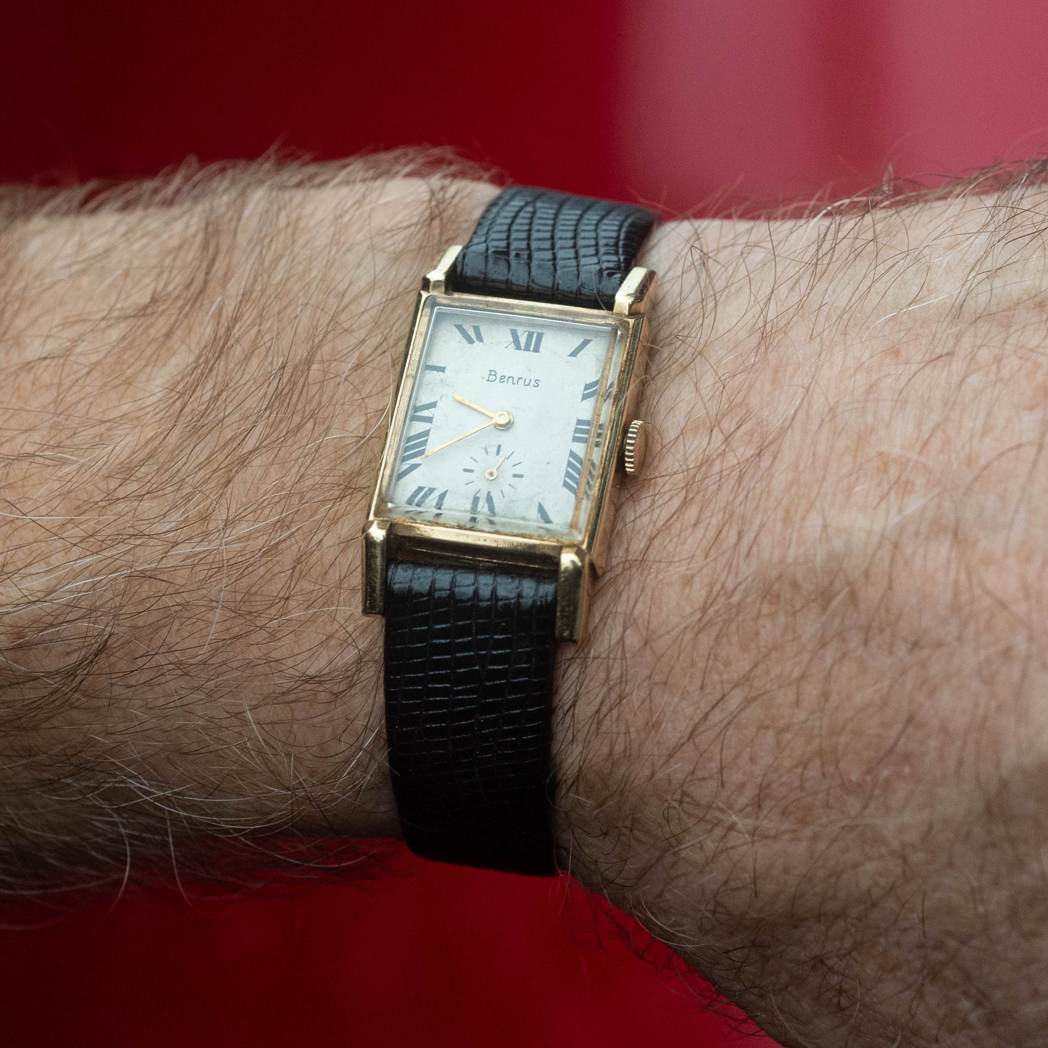 Benrus Tank Watch c1940 – Pippin Vintage Jewelry