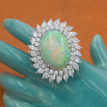 20 Carat Opal Pendant Ring c1970