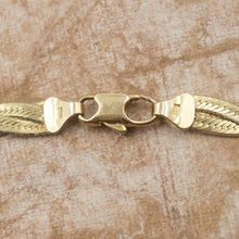 Herringbone Twist Collar Necklace c1980