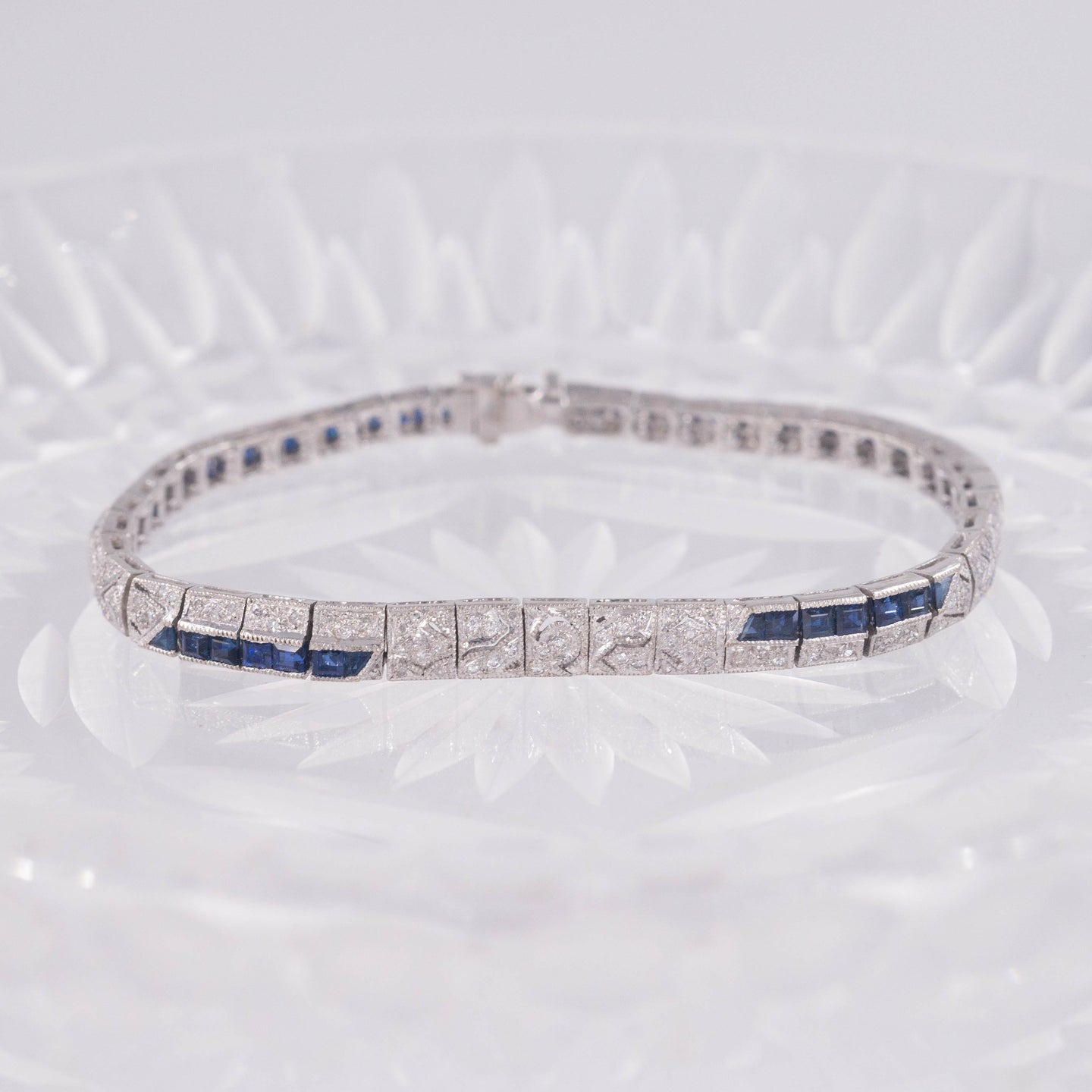Sapphire and Diamond Bracelet c1950