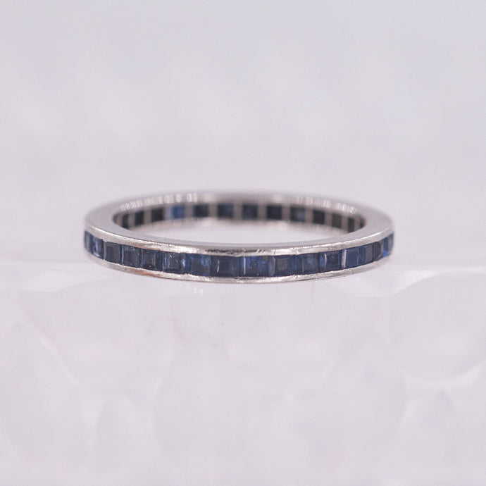 Sapphire Eternity Band c1920