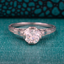 Art Deco .73 Carat Antique Diamond Ring c1920