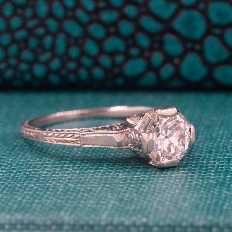 Art Deco .73 Carat Antique Diamond Ring c1920 – Pippin