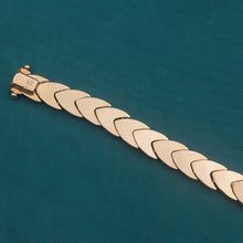 Italian Herringbone Bracelet c1980