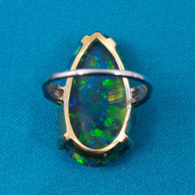 9.51 Carat Black Opal Ring c1980