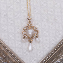 Natural Pearl Lavaliere c1890