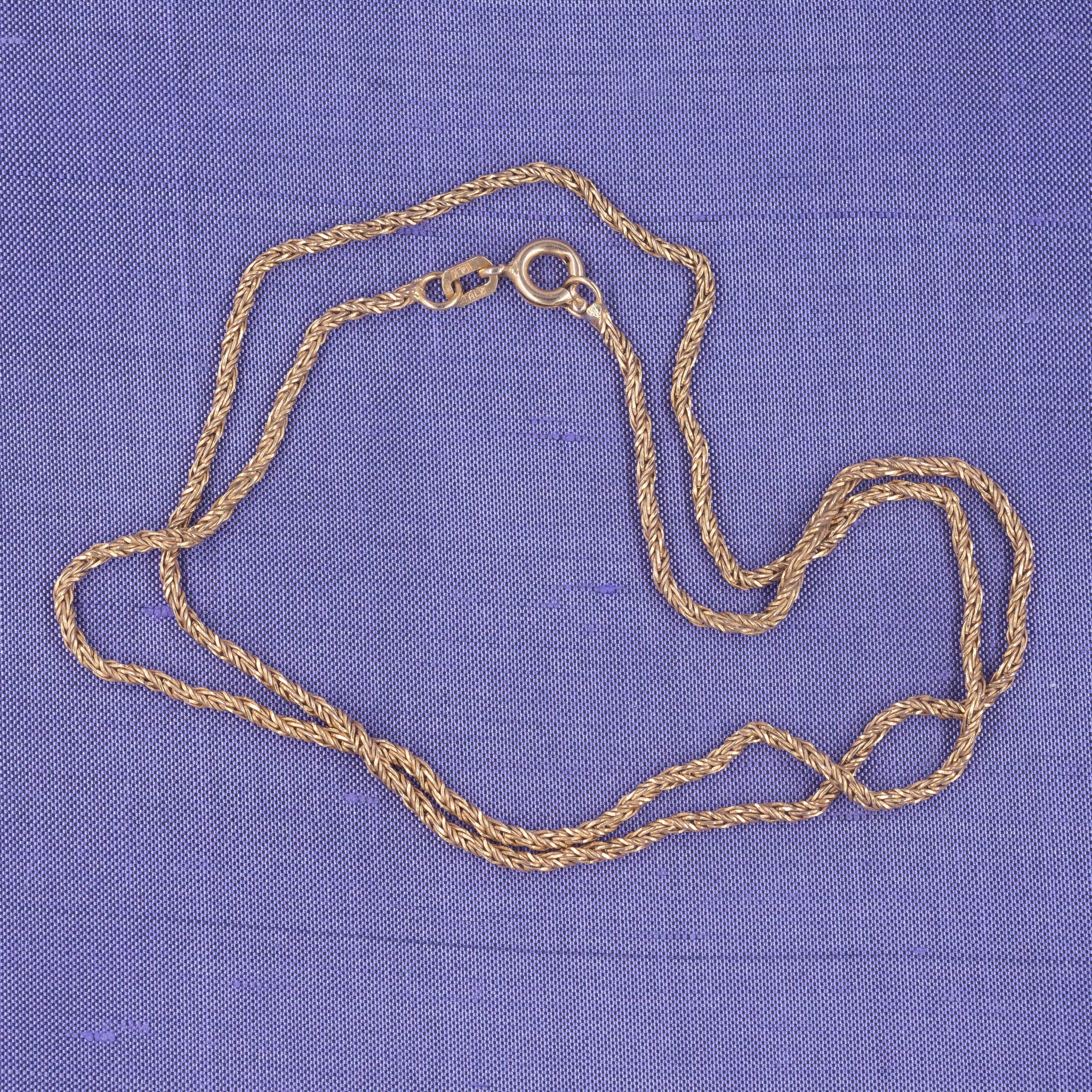 Diamond Cut Rope Chain – Pippin Vintage Jewelry