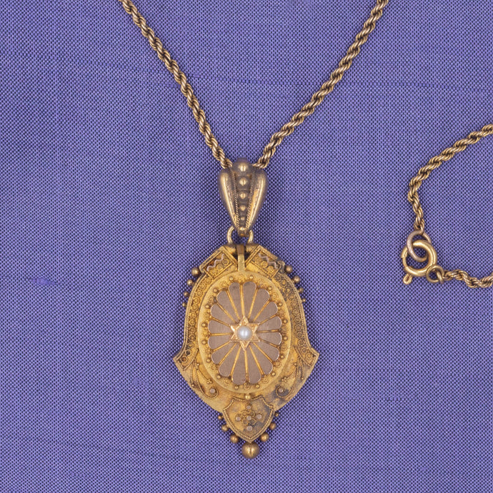 Etruscan Revival Locket c1890