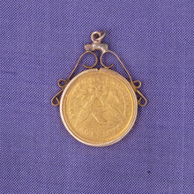 Gold Liberty Head Coin Pendant c1852