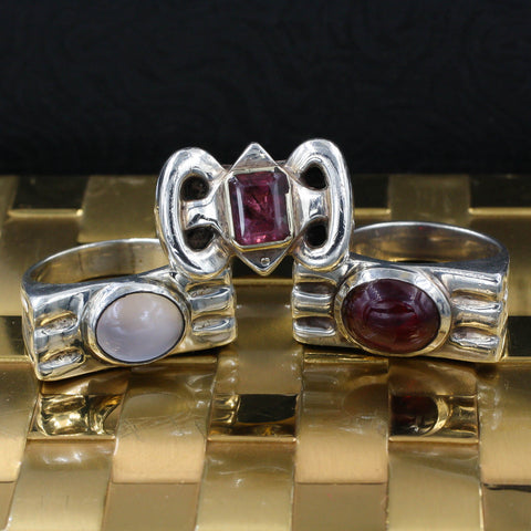 Bold Moonstone Cabochon Ring