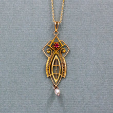 Ruby Lavaliere c1890