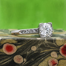 1931 .90 Carat Transitional Cut Diamond Ring