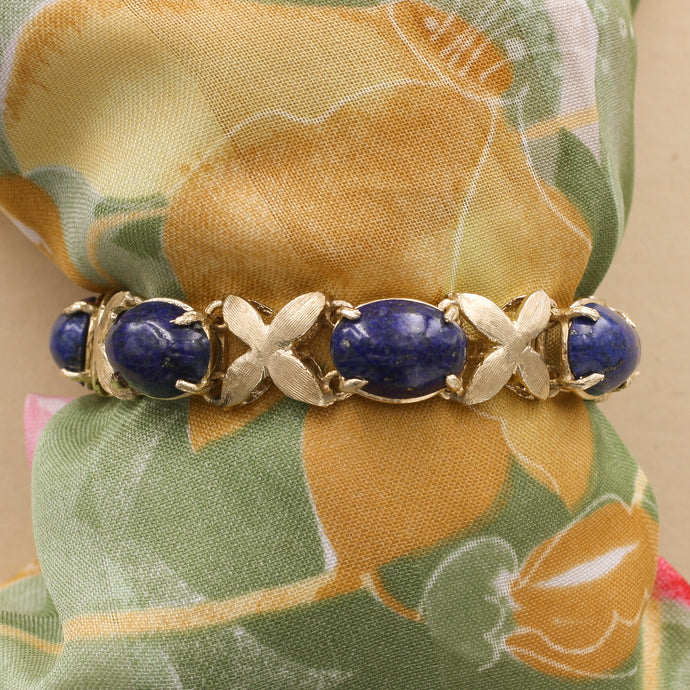 Lapis XOXO Bracelet c1970